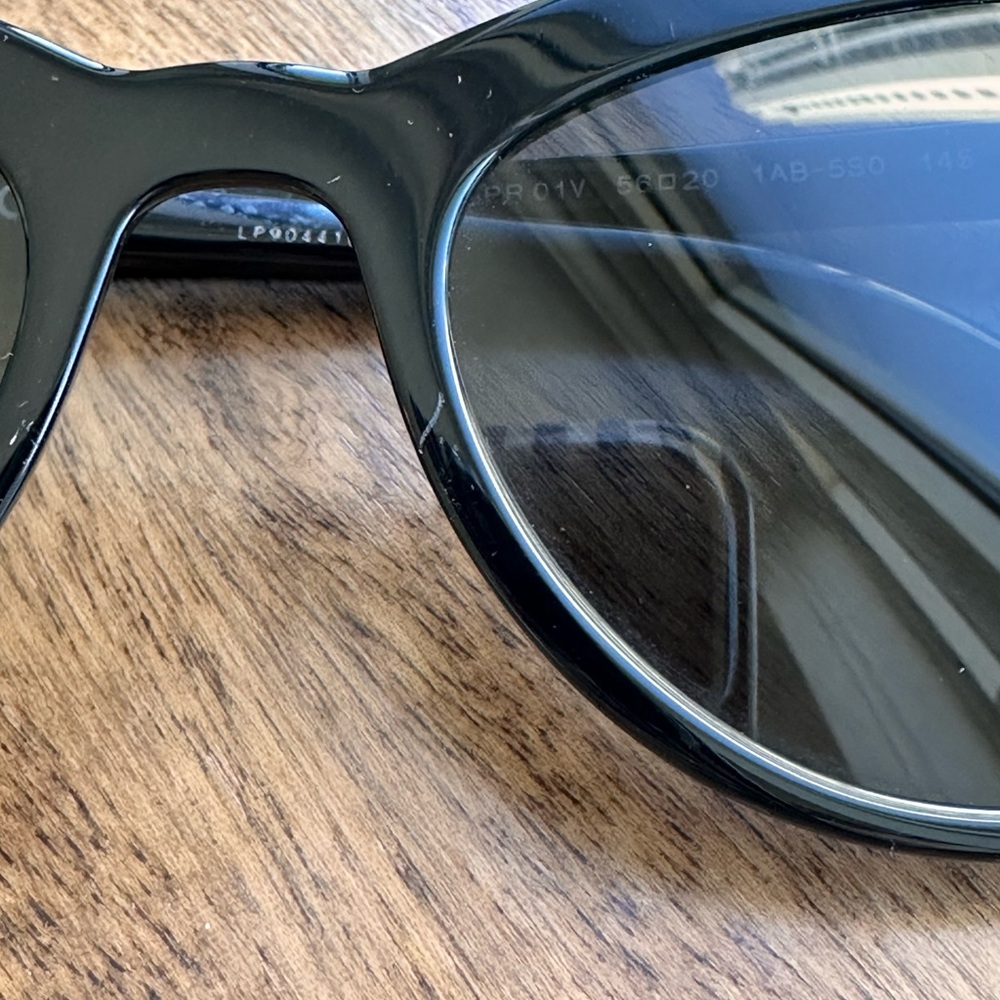 Prada Black Cat-Eye Sunglasses with Case - Picture 9 of 11